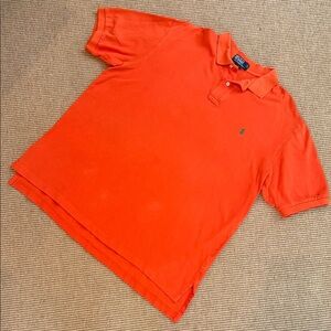 Polo Ralph Lauren Orange Cotton Polo Shirt XXL